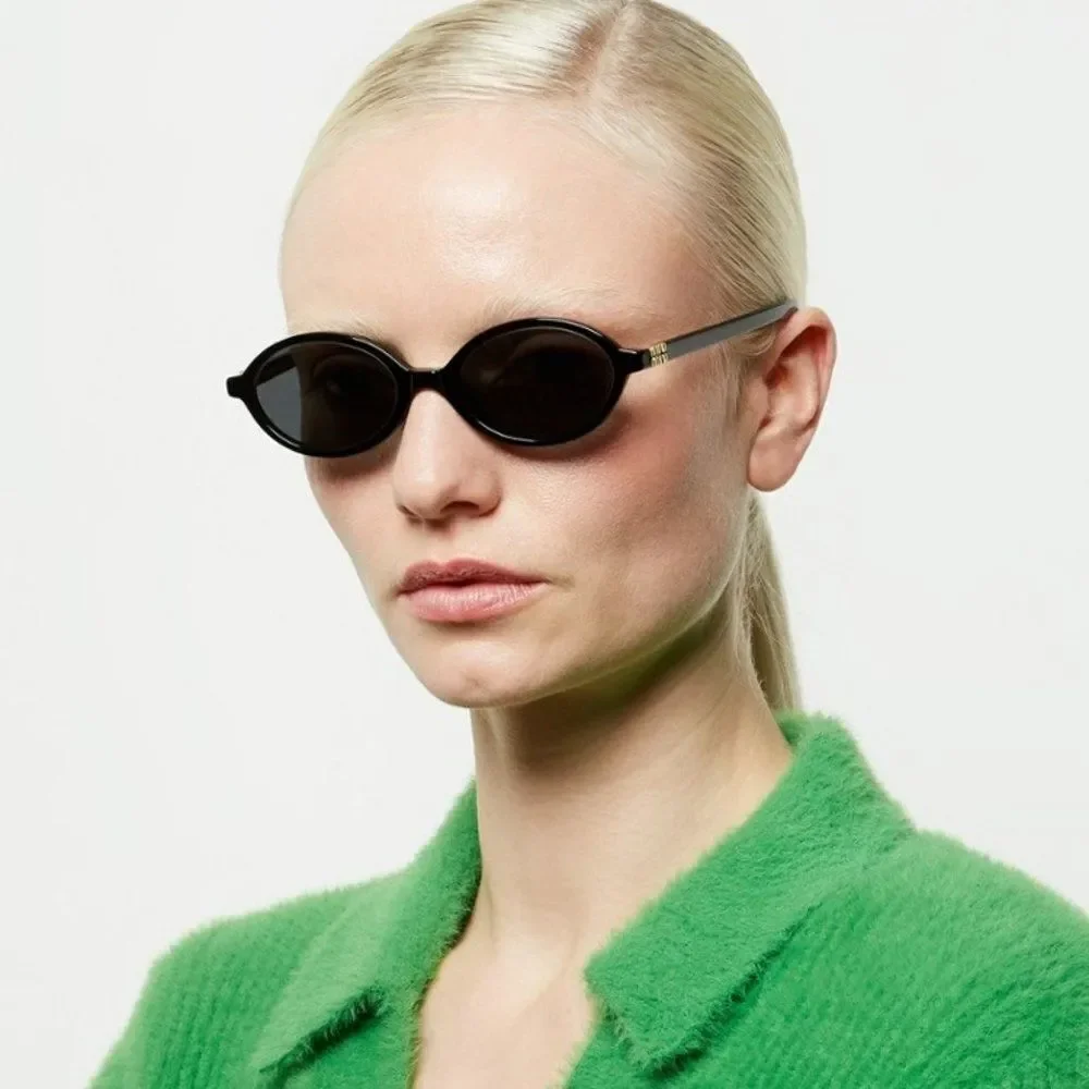 NEW Miu Miu MU04ZS 1AB5S0 Black Dark Grey Unisex Sunglasses MU 04ZS
